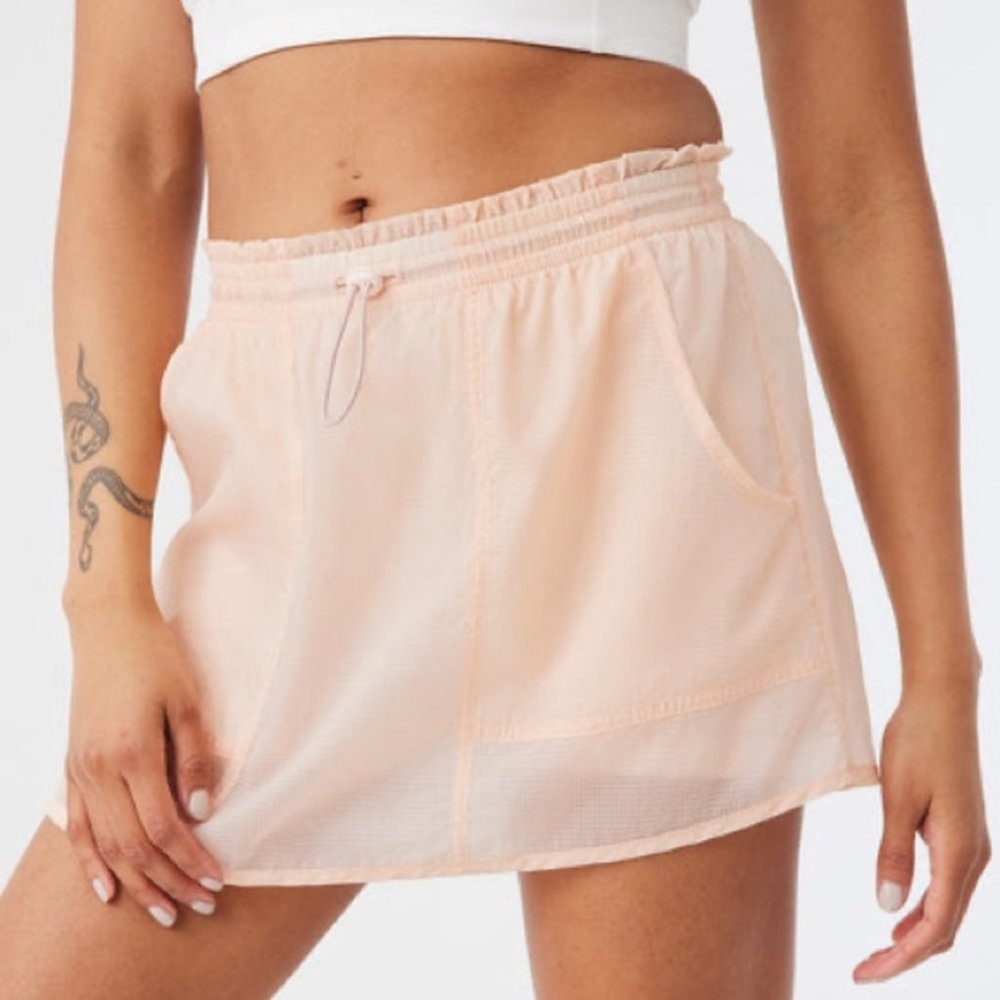 Outdoor Voices Peach Mini Skirt